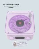 Retro Pikap Tasarımlı Bluetooth Hoparlör – Projektörlü Şarjlı Lamba thumbnail 2