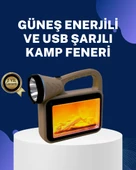Solar Alev Lambası – Kamp, Bahçe ve Dış Mekan İçin thumbnail 1