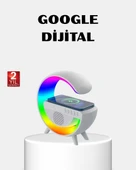RGB Işıklı Kablosuz Şarjlı Hoparlör – FM Radyolu Akıllı Gece Lambası thumbnail 1