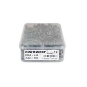 Eurowest 4 Mm Gri İzoleli Yüksük ( 1 Kutu 500 Adet ) thumbnail 1