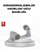 1080 Derece Musluk Aparatı – Tüm Lavabolara Uygun Esnek Başlık ve Su Akış Kontrolü thumbnail 1
