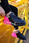 CH254 - CST Pittura Erkek Ayakkabı 477 SIYAH / PEMBE  CHEKICH thumbnail 2