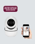 1080P WiFi Akıllı Güvenlik Kamerası – Pan & Tilt, Hareket Takip ve İki Yönlü Ses thumbnail 4