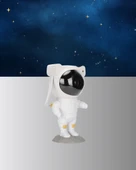 8 Efektli Astronot Galaxy Projektör Uzaktan Kumandalı LED Gece Lambası thumbnail 5
