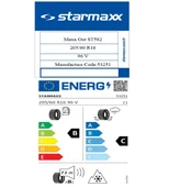 Starmaxx 205/60 R16 TL 96V REINF. MAXX OUT ST582 Oto 4 Mevsim Lastiği (Üretim Tarihi:2025) thumbnail 2