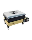 CAMPOUT PORTATİF GAZLI BARBEKÜ VE PİŞİRME SETİ - 9