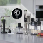 BRAUN Multiquick 9 MQ9185XLI 1200W El Blender Seti Siyah thumbnail 7