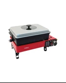 CAMPOUT PORTATİF GAZLI BARBEKÜ VE PİŞİRME SETİ - 1