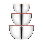 Luna 9 Parça Saklama Ve Karıştırma Kabı Rendeli Kırmızı Kapaklı thumbnail 4