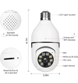 MPIA REN Plus Wi-Fi Camera 360 DERECE HAREKET ALGILAMA ÇOKLU EKRAN 128 GB SD KART DESTEĞİ - 2