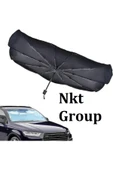 ANI OFİS KIRTASİYE Tüm Araçlar Için Araba Ön Cam Güneşlik Katlanabilir Glrshop Güneşlik Şemsiye Ön Cam Gölgelik Esnek thumbnail 4