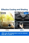 Choice Katlanabilir Araba Ön Camı Güneşlik Şemsiye Araba Örtüsü Güneşlik Isı Yalıtımı Ön Cam İç... thumbnail 6