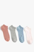Koton Kadın 4'lü Patik Çorap Seti Çok Renkli thumbnail 1