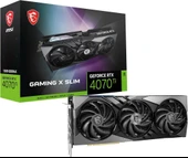 MSI RTX 4070 TI Gaming X Slim 12G 192 Bit GDDR6X 12 GB Ekran Kartı thumbnail 1