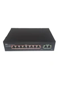 MPIA MP-POE8 8 Port 2X10/100Mbps PoE Switch 2 Uplink - 8 Port PoE Switch 120W Watt - 1