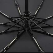 Marlux Silver Series Tam Otomatik Deri Baston Erkek Şemsiye thumbnail 4