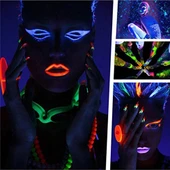 GlowPaint 6’lı Neon Boya – UV Işıkta Parlayan Makyaj Seti - 2