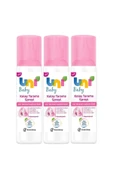 Uni Baby Zor Taranan Saçlara Özel Kolay Saç Tarama Spreyi 200 ml X 3 Adet - 1