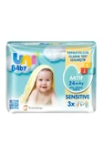 Uni Baby Aktif Sensitive Islak Havlu 3 X 52 Li - 1