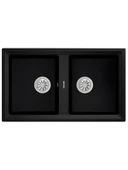 Teka Stone 90 B-TG 2B Siyah Granit Eviye thumbnail 1