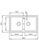 Teka Stone 90 B-TG 2B Siyah Granit Eviye thumbnail 3
