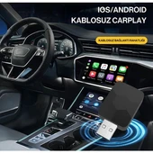 MPIA CP-2 Bluetooth 5.4 USB-C & USB-A Android Car Play Adaptör thumbnail 2