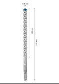 Bosch Expert Sds Plus-7x Kırıcı Delici Delme Ucu 10 X 150 X 215 Mm 2608900098 thumbnail 1