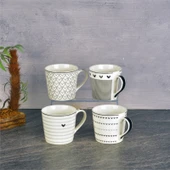 Tohana Porselen Kupa 400ML Love Serisi Desen4 - 2