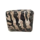 Aksu Safari Çift Kişilik Ultra Yumuşak Embos Vizon Battaniye (200x240)-Leopar Kahve Siyah - 3