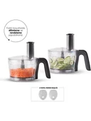 Karaca Mastermaid Power Essential Soft Cream Mutfak Robotu, Blender Seti 2000w OUTLET YENİ GİBİ - 4