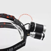 3 Başlıklı Şarjlı  Kafa Feneri   Wt-256 thumbnail 3