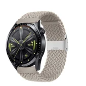 Sneezy Huawei Watch Gt4 46mm İle Uyumlu 22mm Metal Klips Solo Fiberlink Örgü Kordon  Starlight thumbnail 1