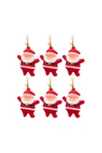 Waldern Yılbaşı Çam Ağacı Süsü Noel Baba 6'lı thumbnail 3