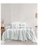 Schafer Home Costa İpliği Boyalı Çift Kişilik Nevresim Takımı 4 Parça-Haki thumbnail 1