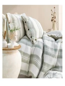 Schafer Home Costa İpliği Boyalı Çift Kişilik Nevresim Takımı 4 Parça-Haki thumbnail 2