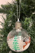 Waldern Yılbaşı Ağaç Noel Desenliı Işıklı Ampul Süs thumbnail 3