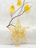 Waldern Yılbaşı Çam Ağacı Yıldız Tepeliği Gold thumbnail 2