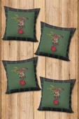 Dijital Baskılı Yumuşak Dokulu 4’lü Kırlent Kılıfı Takımı (43x43 cm) KRL0041 RENKLİ 43 X 43 thumbnail 2