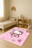 Parlak Kadife Kumaş Dijital Baskı Dot Kaymaz Tabanlı Çocuk ve Genç Odası Halısı H0597 RENKLİ 120 X 180 thumbnail 1