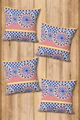 Dijital Baskılı Yumuşak Dokulu 4’lü Kırlent Kılıfı Takımı (43x43 cm) KRL0061 RENKLİ 43 X 43 thumbnail 2