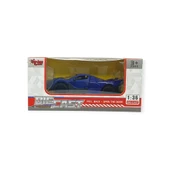 Çek Bırak Metal Arabalar 13 cm - SR2212- Mavi - 4