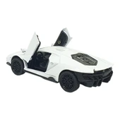 Çek Bırak Metal Arabalar 13 cm - SR2213- Beyaz - 3