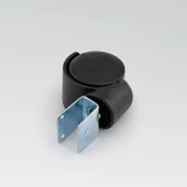 Dönerli Koltuk Tekeri Kısa U Tablalı Siyah Metal Gövde Dayanıklı Yapı 360 Derece Döner Mekanizma thumbnail 6