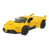 Çek Bırak Metal Arabalar 13 cm - SR2212- Sarı thumbnail 1