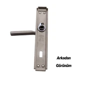 Kapı Kolu İç Oda Aynalı Sağa Sola Uygun Saten Renk Dış Ahşap Pvc Metal Çelik Kapısı Tutamağı 1 Takım thumbnail 6