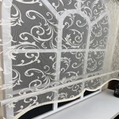 StorBurada Çift Mekanizmalı Bej Tül Ekru Stor Perde STB-133  Bej 180 x 260 thumbnail 5