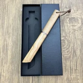 Damascus Tanto Japon EDC Zeytin Ağacı Sap thumbnail 4