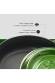 Lava LV Y ST 24 K2 G-24cm-Yeşil Basık Trendy Tencere thumbnail 6