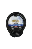 Yuma Ym-747 120cm 20mm 5 Şifreli Siyah Motorsiklet Kilidi thumbnail 1
