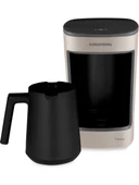 Grundig Türk Kahve Makinesi 5 Fincan Kapasitesi Krem thumbnail 3